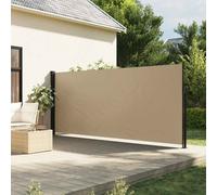 vidaXL Auvent latéral rétractable Brise-vue écran crème 180x300 cm