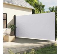 vidaXL - Auvent latéral rétractable - Écran d'intimité 170x300 cm - Blanc