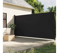 vidaXL Auvent latéral rétractable Brise-vue de jardin Noir 140x500 cm