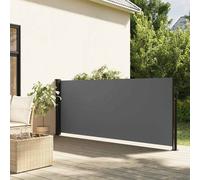 Auvent Latéral Rétractable Brise-vue Écran Protection Noir 120x500 cm vidaXL