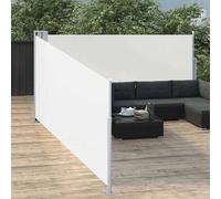 Auvent Latéral Rétractable Crème 100x1000 cm Terrasse Jardin Extérieur vidaXL