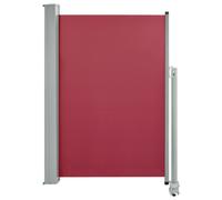 Auvent Latéral Rétractable De Patio 120x300 Cm Rouge