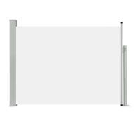 Auvent Latéral Rétractable De Patio 120x500 Cm Crème