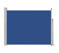 Auvent Latéral Rétractable De Patio 140x500 Cm Bleu