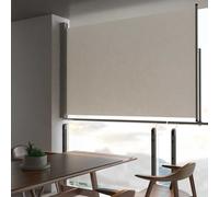 Auvent Latéral Rétractable de Patio 160x300 cm Blanc Cassé Brise-vent vidaXL
