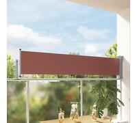 Vidaxl Auvent Latéral Rétractable De Patio 140 X 300 Cm Marron