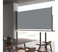 Auvent Latéral Rétractable de Patio 160x300 cm Blanc Cassé Brise-vent vidaXL