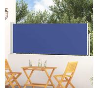 Tuinscherm uittrekbaar 600x160 cm blauw313377