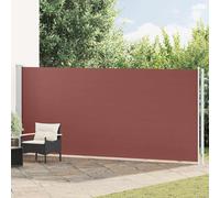 Tuinscherm uittrekbaar 120x500 cm bruin48393