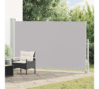 Tuinscherm uittrekbaar 180x500 cm grijs313407