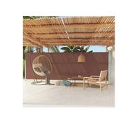 Auvent Latéral Rétractable de Patio 200x600 cm Gris Terrasse Balcon vidaXL