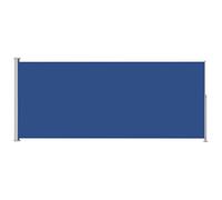 Auvent latéral rétractable de patio 200x500 cm Bleu