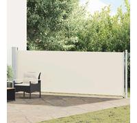 VidaXL Paravent Store vertical Patio Terrasse 160 x 300 cm Couleur Crème Blanc