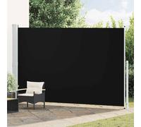 Vidaxl Auvent Latéral Rétractable De Patio 140x500 Cm Noir Noir