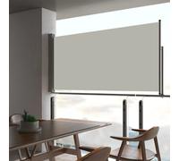 vidaXL Auvent Latéral Rétractable de Patio Store Latéral Brise-vue Abri Soleil Jardin Terrasse Balcon Exterieur Résistant 48359