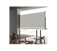 vidaXL Auvent Latéral Rétractable de Patio Store Latéral Brise-vue Abri Soleil Jardin Terrasse Balcon Exterieur Résistant 48359