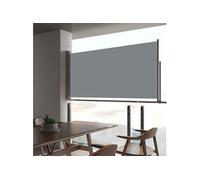 vidaXL Auvent latéral rétractable de patio 80x300 cm Gris