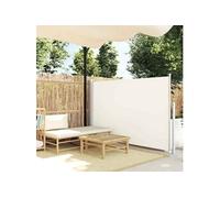 Auvent Latéral Rétractable de Patio Store Latéral Brise-vue Abri Soleil Jardin Terrasse Balcon Exterieur Résistant 48395