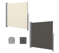 Auvent Latéral Rétractable, Écran De Confidentialité Extérieur, 1 Pièce | Entièrement assemblé, auvent latéral réglable, pare-vent épais, 1,8 x 3 m, 1,6 x 6 m, 2 x 5 m(Dark Gray,1.8x3m/6x10ft)
