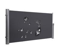 Auvent latéral rétractable imperméable et résistant aux UV pour jardin, balcon, cour ; hauteur réglable de 160 x 600 cm