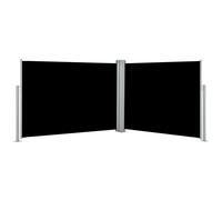 Auvent Latéral Rétractable Noir 100 X 1000 Cm Noir