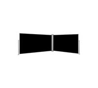 Auvent latéral rétractable Noir 160 x 600 cm