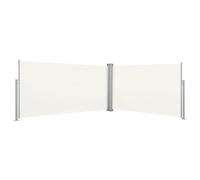 vidaXL Auvent latéral rétractable 160x600 cm Crème