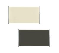 Auvent Latéral Rétractable,Pare-Vent Séparateur Confidentialité,1 Pièce | Auvent pare-soleil, rétraction en douceur, 1,8x3m, 1,6x5m, 2x3m, for patios, balcons et jardins(Beige,1.6x5m/5x16ft)