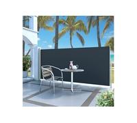 Vidaxl Auvent Latéral Rétractable 140 X 300 Cm Noir Noir