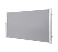 Auvent latéral rétractable pour extérieur, imperméable et résistant aux UV, hauteur réglable de 119,4 à 170,2 cm, longueur 200,7 à 599,4 cm, parfait pour terrasse, balcon, 9,15 x 4 m