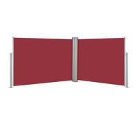 Auvent Latéral Rétractable Rouge 100 X 1000 Cm Rouge