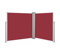 Auvent Latéral Rétractable Rouge 120 X 600 Cm