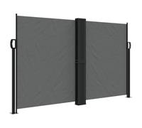 Auvent latéral Rétractable Store Latéral Vertical Paravent Brise Vue Rétractable écran d’intimité de Jardin, Anthracite 140x1200 cm