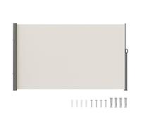 Auvent Latéral Rétractable-Vevor-160x300 Cm-'auvent : Polyester Avec Revêtement Pu- Pour Jardin, Balcon, Terrasse, Beige Multicolore