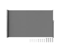 Auvent Latéral Rétractable-Vevor-160x300 Cm-'auvent : Polyester Avec Revêtement Pu- Pour Jardin, Balcon, Terrasse, Gris Multicolore