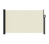 vidaXL Auvent latéral rétractable brise-vue crème 120x300 cm
