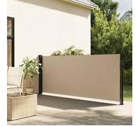 vidaXL Auvent latéral rétractable - Brise-vue/écran d’intimité Beige 120x500 cm