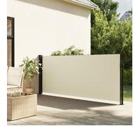 Auvent latéral rétractable - VIDAXL - 120x500 cm - Résistant à l'eau - Protection UV - Beige
