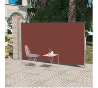 Tuinscherm uittrekbaar 160x300 cm bruin 41547