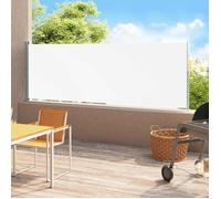 Auvent latéral rétractable - vidaXL - 200x500 cm - Crème - 100% polyester - Résistant aux UV