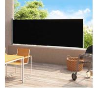 Auvent latéral rétractable - vidaXL - 200x500 cm - Noir - Tissu polyester - Résistant aux UV