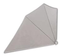 Auvent latéral - vidaXL - 160 x 240 cm - Crème - Polyester - Étanche et résistant aux salissures