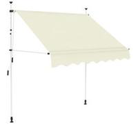 Auvent manuel rétractable 150 cm Crème Crème G
