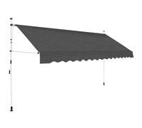 Auvent manuel rétractable 400 cm Anthracite