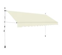 Auvent Manuel Rétractable 400 Cm Crème