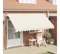 Auvent rétractable - vidaXL - 150 cm - Crème - Manuel - Résistant aux UV et intempéries
