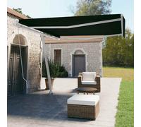 vidaXL Luifel vrijstaand handmatig uittrekbaar 400x300 cm antraciet3069539 Anthracite G
