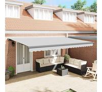 Auvent Métal Store extérieur Pare-soleil rétractable de jardin flexible vidaXL v
