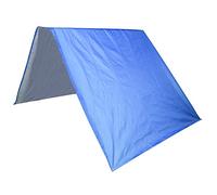 Auvent Moustiquaire en Polyester 190T Taffetas, 132x226cm, Léger et Résistant, Gris Bleu Noir - Protection Solaire Toutes Saisons, Imperméable et Antipoussière, Idéal Jardin Cour (Bleue)