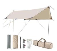 Auvent occultant - 3 x 4 m et 3 x 5 m - Protection solaire UPF 50+, refroidissement 15 °C, imperméable et coupe-vent, Oxford robuste pour camping/plage/arrière-cour (3 x 4 m)